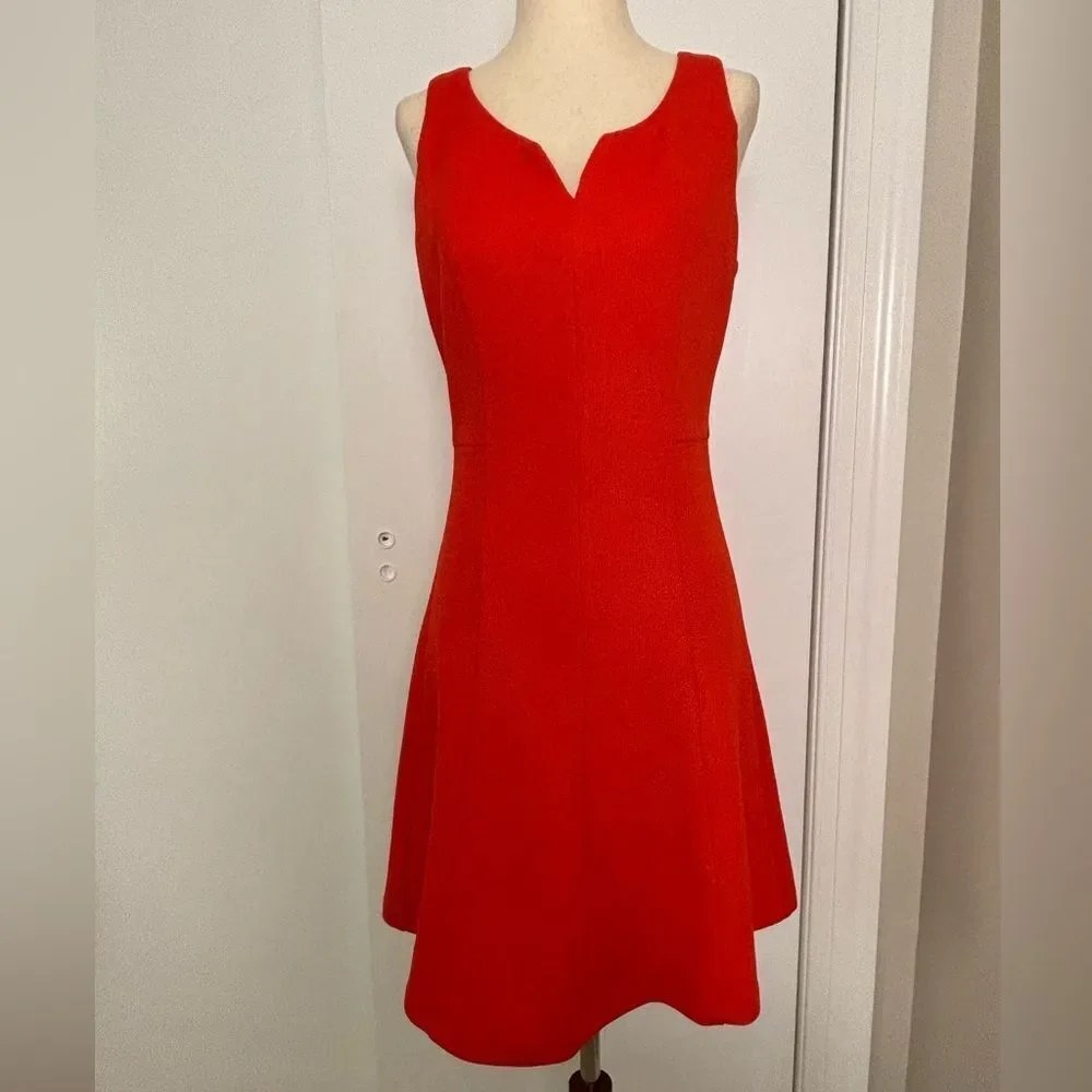 Elorie Bright Red Mini Dress Size S - Picture 1 of 4